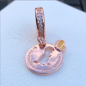 Pandora Rose Dinosaur & Butterfly Charm